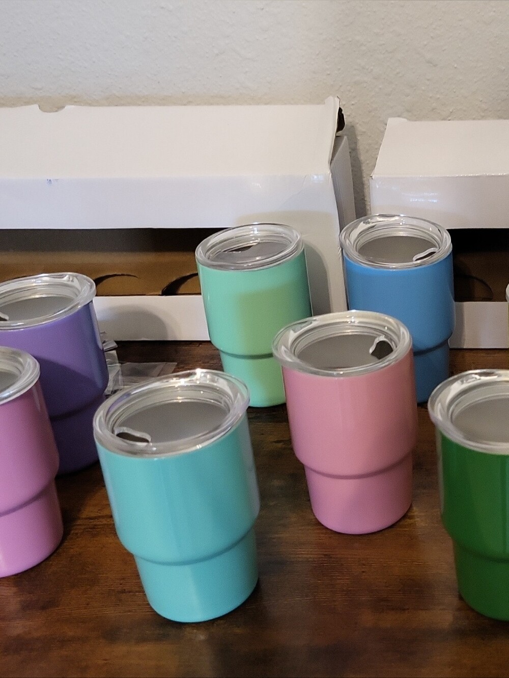 Insulated Stainless Steel Tumbler - Pastel & Bright Colors